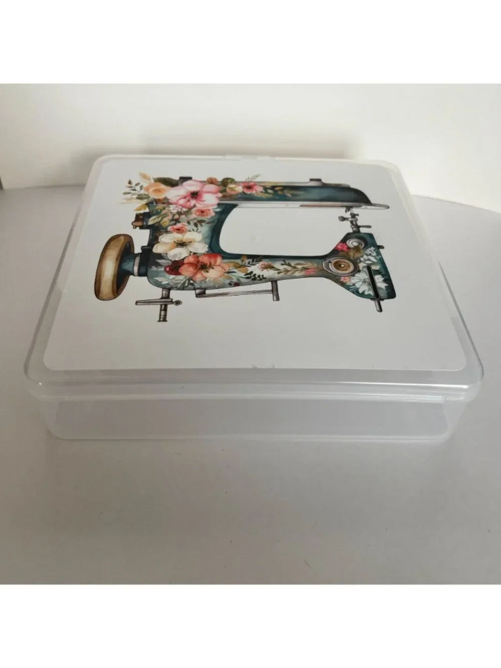 Summit St Box Plastic Storage Box 7x7 Quilt Square Craft Room Organization Decor